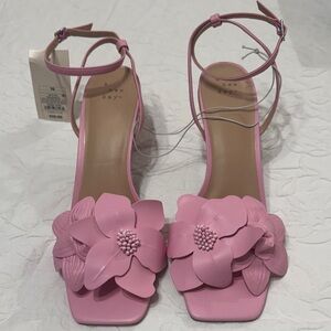 A New Day Pink Floral Heels, brand new with tag